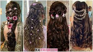 For indian women hairstyles, hair care must begin months before the wedding. Indian Bridal Hairstyles For Sangeet K4 Fashion