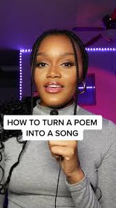 Turn your poems into songs #fyp #fypage #fypシ゚viral #fyp❤️ #songwriting  #songwriter #songwritersofinstagram #songwriters #femalesongwriters  #songwritingtips #songwritingprocess #blackgirltiktok ...