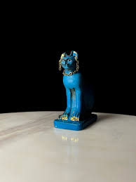 Porcelain Pendant for Bastet Cat, Ancient Egyptian Goddess Bastet Statue,  Home Decor Statues Made in Egypt, Museum Statue for Bastet Goddess
