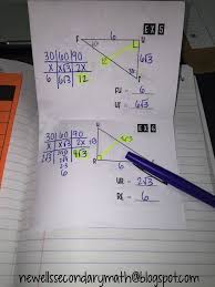 Ideas And Resources For The Secondary Math Classroom Better Questions Special Right Triangl Teaching Geometry Math Geometry Activities Special Right Triangle