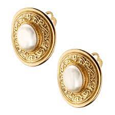 Check spelling or type a new query. Designer Savati Stud Earrings Solid Gold Pearls Culturetaste
