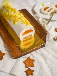 Buche De Noel Fruits De La Passion Buche De Noel Buche De Noel Aux Fruits Idee Recette Noel