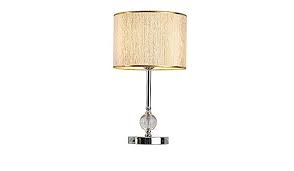 ccsun crystal bedroom table lamp with fabric lampshade