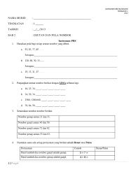 Silakan klik matematik tahun 2 pola nombor untuk melihat artikel selengkapnya. Bab 2 Urutan Dan Pola Nombor Pelajar1