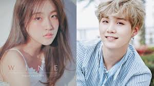 Suran (kiri) dan suga bts (kanan). 9 Potret Suran Penyanyi Yang Digosipkan Berpacaran Dengan Suga Bts Cantik Tribunjatim Com