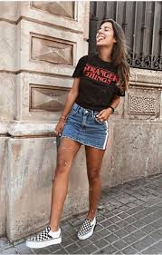 Black And White Checkered Shorts Outfit 58 Trendy Sneakers Outfit Skirt Winter Fashion Winter Skirt Fashion Denim Skirt Outfits Jean Skirt Outfits