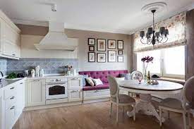Cozy cottage kitchen 6 photos. Small Sofa In The Interior Of The Kitchen Types Rules For Choosing And Placing Edecortrends