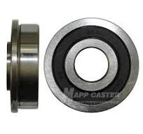 Set of Two 1/2" ID, 1-3/8" OD Heavy Duty Ball Bearing for Hand Truck &  Industrial Wheels