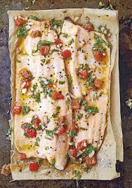 Grilled Trout With Sauce Vierge France Foodandtravel Grilled Trout Trout Recipes Trout Fillet Recipes