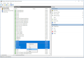 Image result for windows firewall inbound rule