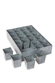 Galvanized Metal Seed Trays With Planting Cubes Gardeners Com Galvanized Metal Galvanized Galvanized Tray