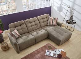 Sofa Ecksofa Wohnlandschaft Braun