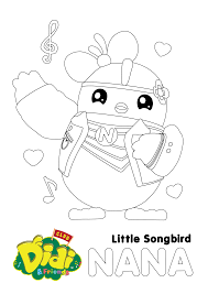 Are you ready to unleash the artist in you and leave your signature on these nice images with your brush? Colouring Sheet Nana Didi Friends My Little Pony Coloring Free Printable Coloring Sheets Free Coloring Sheets