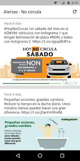 De 06:00 a 20:00, de lunes a viernes, los vehículos no podrán circular según el último dígito de su placa. Quien Circula Hoy No Circula For Android Apk Download