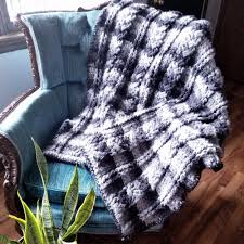 Turn your blanket through 90 degrees and (sc, ch 2, sc) into the first available st of the foundation double crochet row. Crochet Braided Cable Blanket Free Pattern Rebekah Haas Crochet
