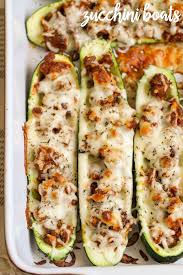 Easy Stuffed Zucchini Boats With Several Recipe Ideas Lil Luna Recipe Recipes Veggie Dishes Food
