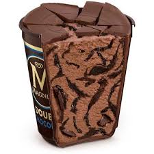 Magnum Tub Double Chocolate Ganache Ice Cream 14 8oz Food Garnishes Chocolate Ice Cream Almond Ice Cream