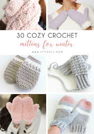 30 Cozy Crochet Mittens For Winter Stitch11