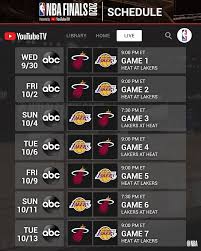 Wholenewgame On Instagram Nba Finals Game Schedule Game 1 Of The 2020 Nbafinals Presented By Youtube