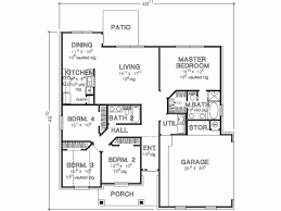House plans by square footage: Country Style House Plan 4 Beds 2 Baths 1503 Sq Ft Plan 472 421 Country Style House Plans House Plans Floor Plan Design