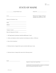 If you are considering a divorce in maine, the following information can help you understand the various steps your divorce will you will need to pay the filing fee at this time to file the papers with the court. Free Maine Name Change Forms How To Change Your Name In Me Pdf Eforms