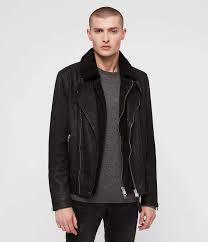 Allsaints Hanoi Leather Biker Jacket Leather Jacket Men Stylish Jackets Men S Coats And Jackets