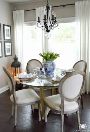 Try light blue or gray walls for an elegant look, or go timeless with a black and white theme. Dining Room Table Centerpieces Everyday Elegant A Casual Everyday Table Setting Dining Table Decor Everyday Round Glass Kitchen Table Round Kitchen Table Decor