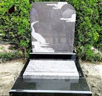 Chinese Marble Swan Grave Stone Tombstone Headstones Bird Engraving Tombstone Design
