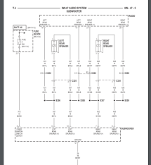 Jeep jk radio wiring diagram. Need Help With Factory Console Subwoofer Wires Jeep Wrangler Tj Forum