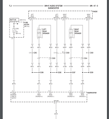 Obviously its even more confusing, but you can confirm come of the wire colors with it. Need Help With Factory Console Subwoofer Wires Jeep Wrangler Tj Forum