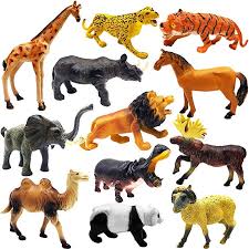 Amazon Com Toyerbee Safari Animals Toy Varieties Of Zoo Jungle African Animals Of 12 Pcs Educational Toys Of Anima African Animals Pet Toys Safari Animals