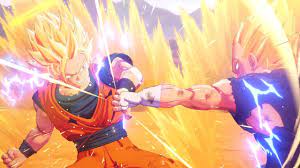 Share your ideas and opinions on shows, movies, manga, and more. Dragon Ball Z Kakarot Majin Vegeta Vs Ssj2 Goku Boss Battle Gameplay Hd Youtube