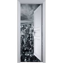 Peintre en décors professionnelle et artiste peintre, je vous accompagne de la création à la réalisation de votre projet : Home Decor Tailles Au Choix Sticker De Porte Deco Trompe L Oeil New York Taxi Ref 569 Home Garden Casaalvarezrh Com