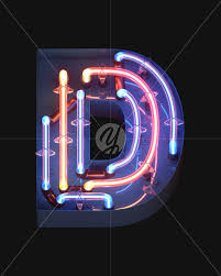 Download this neon logo mockup psd for free and add your logo or your text inside the smart object. D From Neon 2077 Font On Yellow Images Creative Fonts