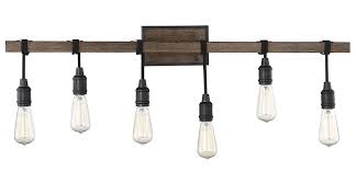 Applying a rustic style into the house itself is such a it adds charm and simplicity to the rustic style. Savoy House Burgess 6 Light Bathroom Vanity Light In Durango Lightsonline Com