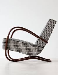Jindrich Halabala Streamline Armchair 1930 Design Relax Sessel