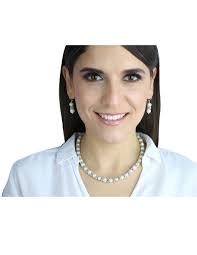 Aretes y collar Anthony Vincent perla