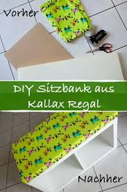 Diy Sitzbank Bauen Aus Kallax Ikea Regal Hack In 2020 Kallax Ikea Kallax Diy Bench