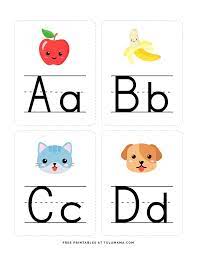 The best part is that these printable . Fun Free Engaging Alphabet Flash Cards For Preschoolers Tulamama