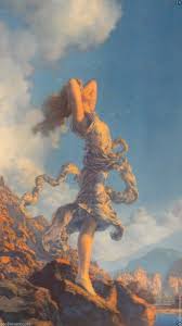 Maybe you would like to learn more about one of these? Original Maxfield Parrish Ecstasy Art Deco Edison Mazda Calendar Print Collectors Weekly