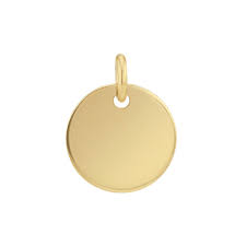 Shop engravable jewelry including rings, necklaces, pendants & bracelets at tiffany & co. 3 8 Inch Engravable Disk Charm In 14k Yellow Gold Shane Co