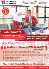 Check spelling or type a new query. Pendaftaran Smk Telkom Purwokerto 2020