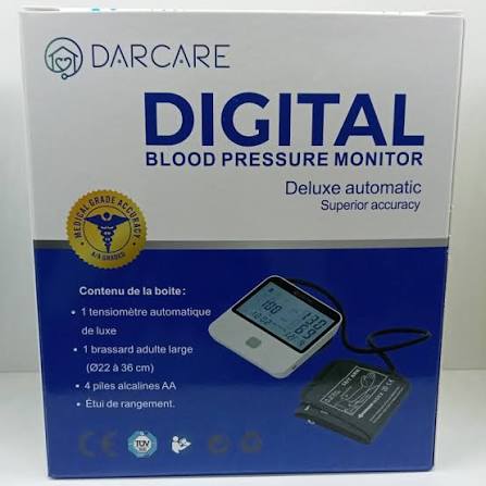 DARCARE TENSIOMETRE DIGITAL BRASSARD AUTOMATIQUE BP101