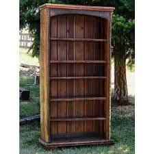 Country Roads Reclaimed Wood Bookcase Alder wood farmhouse barn door bookshelf. country roads reclaimed wood bookcase