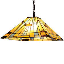 This light fixture is part of the handcrafted mission pendant lighting series and ideal in entryways, foyers, kitchen island and dining table. Chloe Lighting Kinsey Tiffany Style 2 Light Mission Hanging Pendant Fixture 16 Shade Walmart Com Walmart Com