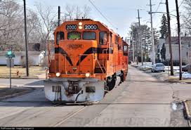 Css 2000 South Shore Railroad Emd Gp38 2 At Michigan City Indiana By Cj Old Train Station Michigan City South Shore