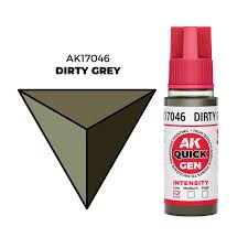 AK-Interactive: Quick Gen Acrylic Contrast - Dirty Grey 18 ml