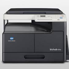 The machine can photocopy ,printing and scanning, it can also do front and back a4/a5 machine, only black and white Bizhub 165e Product Catalog 2013