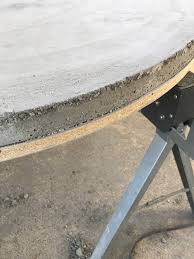 Diy round concrete table top materials. How To Make A Round Concrete Table Top Home For The Harvest
