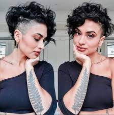 Keep It Long And Curly On One Side With An Undercut On The Other Side Short Hair Styles Haircuts For Curly Hair Hair Styles